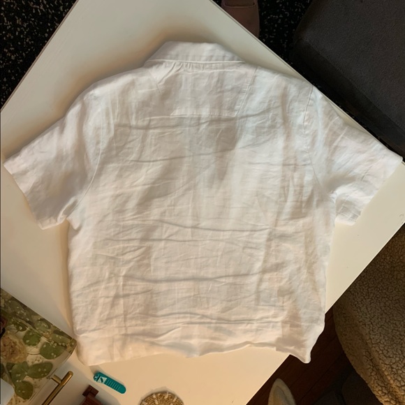 Quince White Linen Blouse - Picture 2 of 3